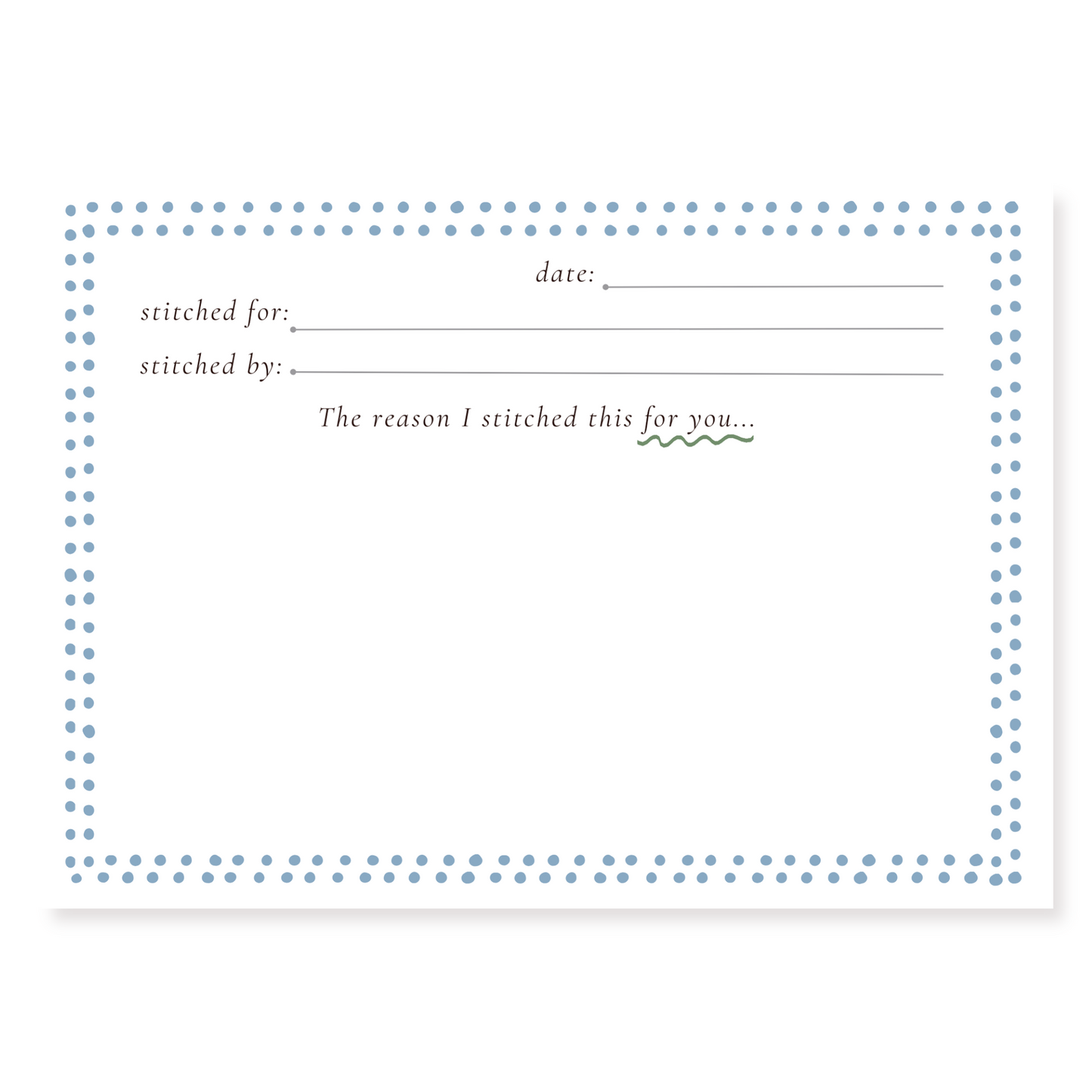 Debbie Dot Correspondence Cards