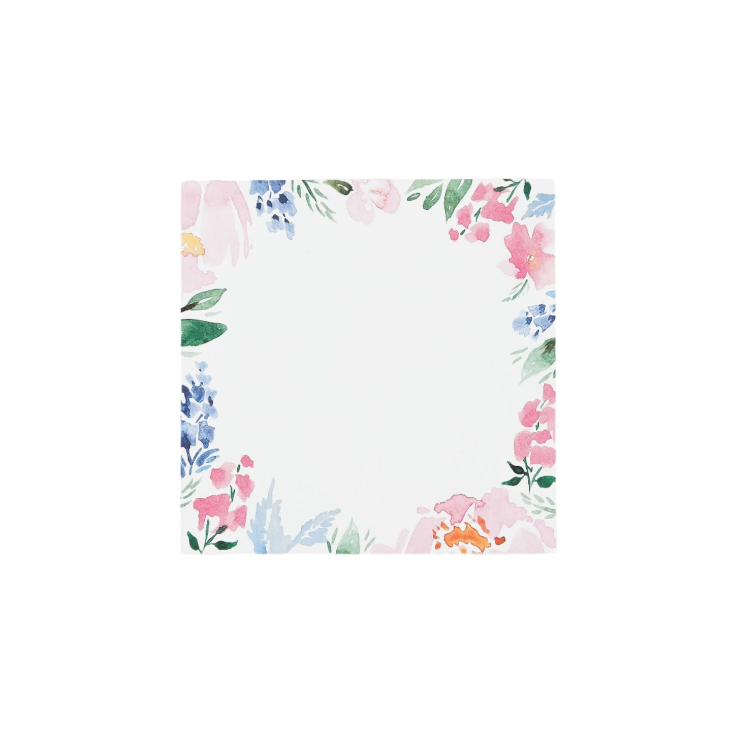 Cottage Floral Square Notepad