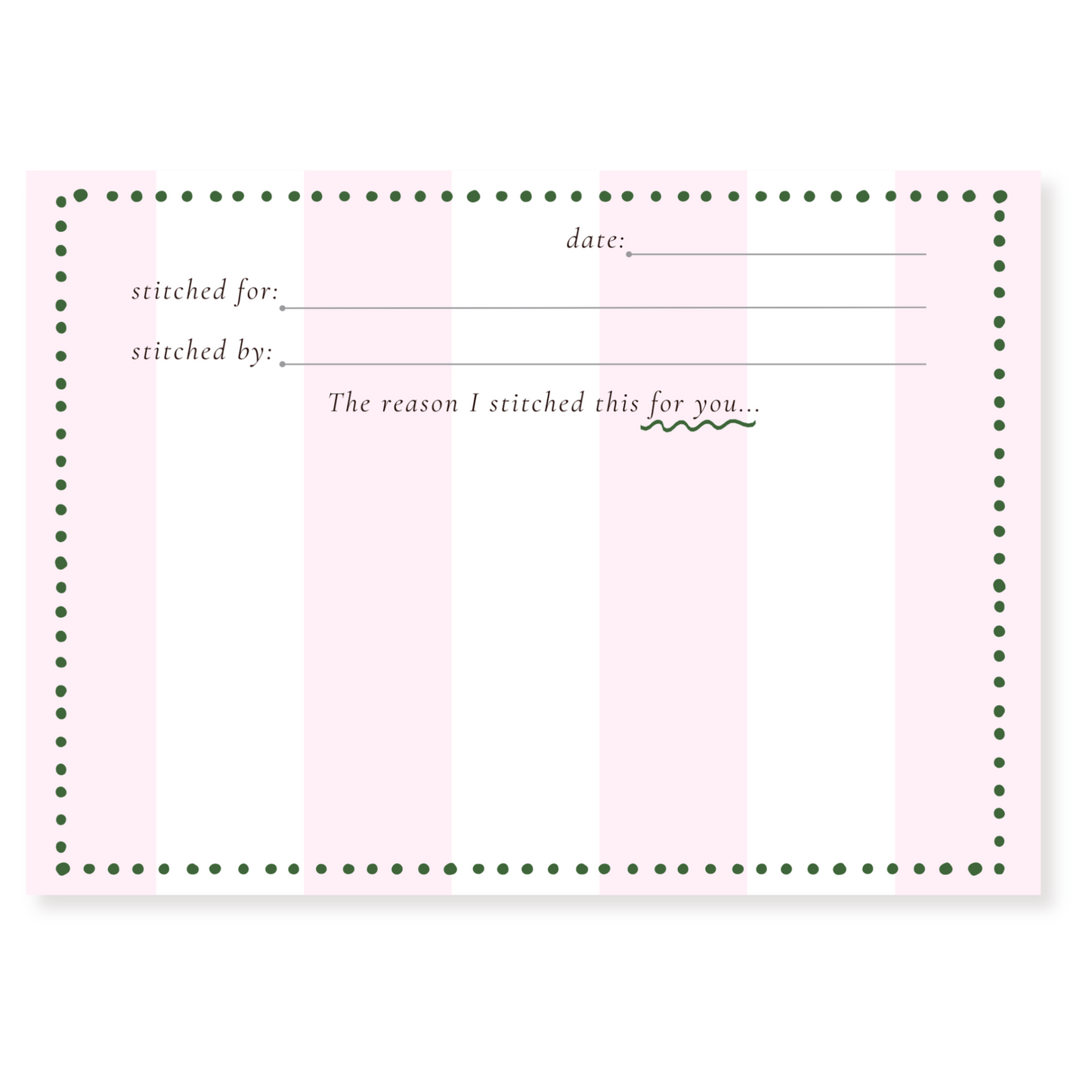 Signature Correspondence Cards